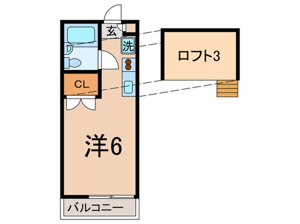 ハイツベルグ中延の物件間取画像